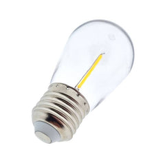 Bombilla LED E27 S14 Transparente de 1W