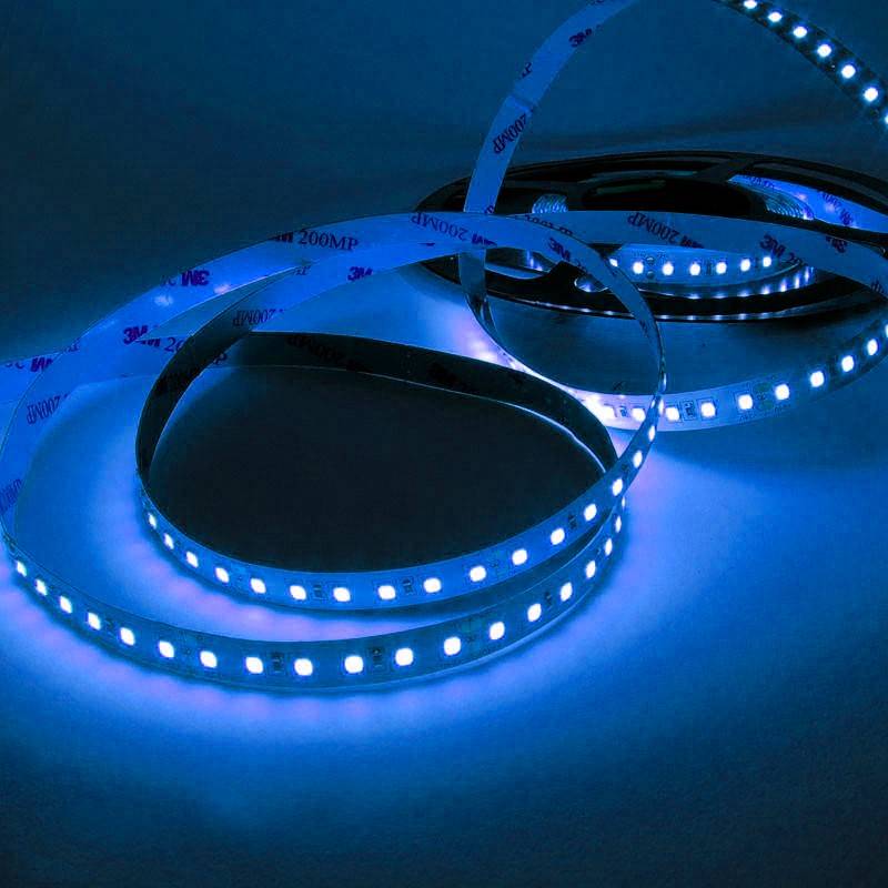 Tira LED 24V DC - 18W/m - Colores - 10mm - IP20 - Rollo 5 metros - 120ch/m