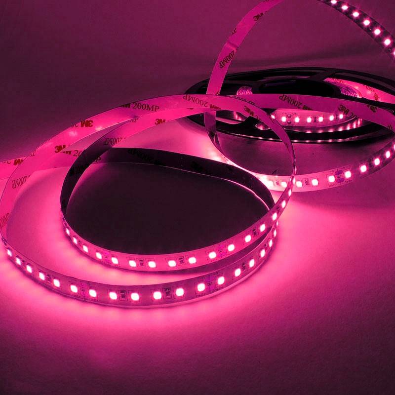 Tira LED 24V DC - 18W/m - Colores - 10mm - IP20 - Rollo 5 metros - 120ch/m