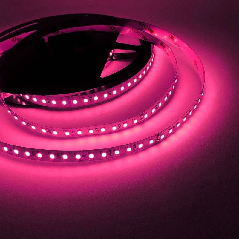 Tira LED 24V DC - 18W/m - Colores - 10mm - IP20 - Rollo 5 metros - 120ch/m