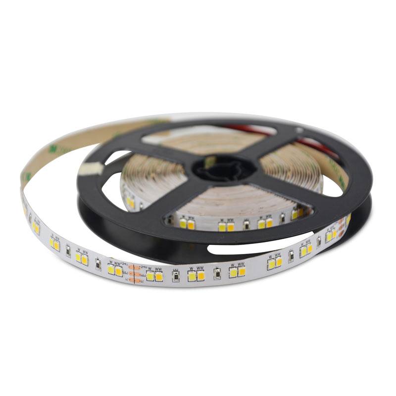 Tira de LED 24V-DC 90W temperatura de color regulable CCT 2700-6500K SMD2835 Rollo 5 metros