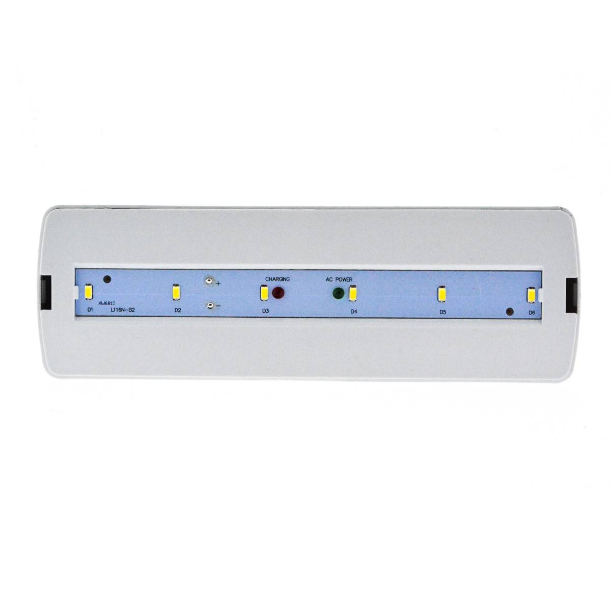 Pack x 2 -  Luz de emergencia LED 3W - 250lm - 3 h de autonomía