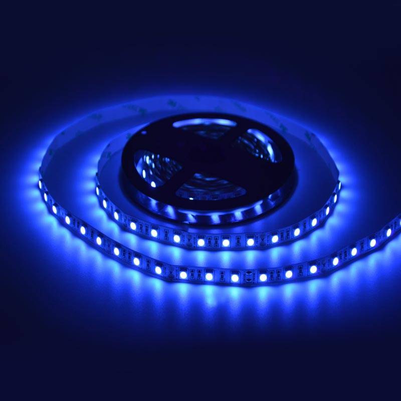 Tira de LED 12V-DC 70W 10mm ultravioleta IP20 (SMD5050 60ch/m) Rollo 5 metros