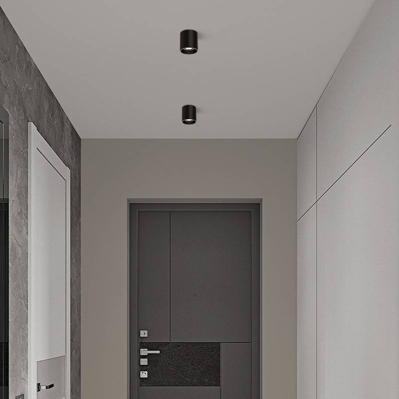 Aplique de techo policarbonato orientable - GU10