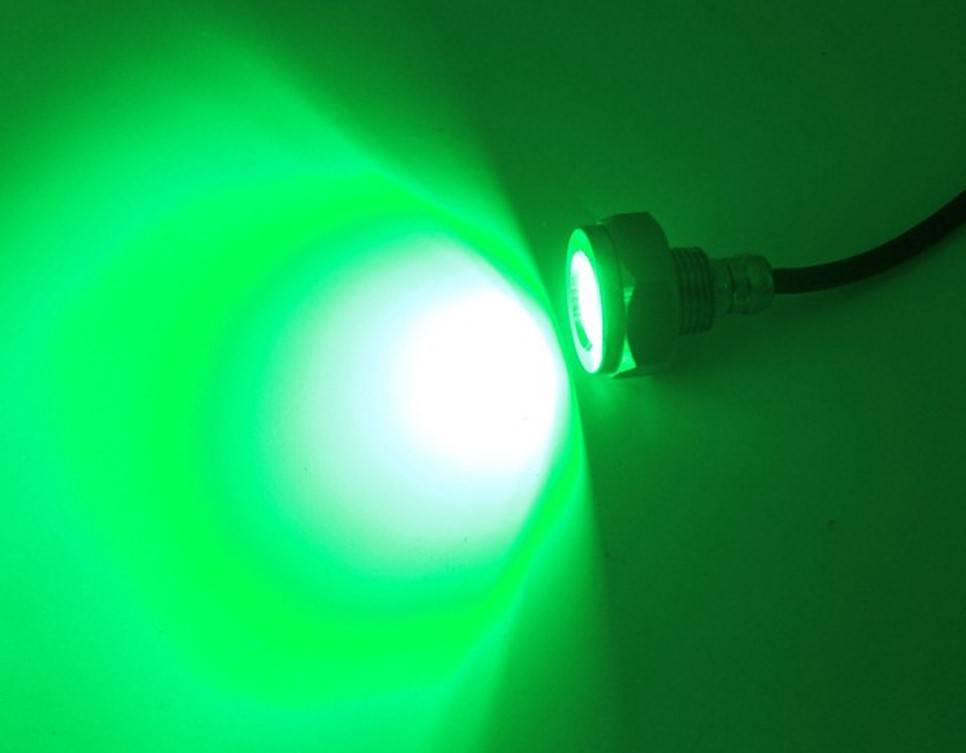 Foco LED sumergible RGB para embarcaciones 12V - 27W - Empotrable en tapón de drenaje