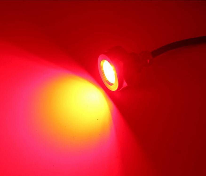 Foco LED sumergible RGB para embarcaciones 12V - 27W - Empotrable en tapón de drenaje