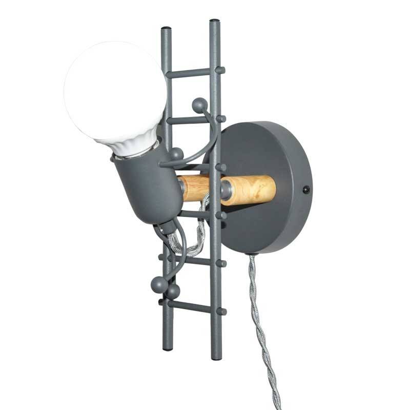Aplique de Pared "Doll " - Con interruptor y enchufe - E27