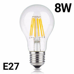 Bombilla LED filamento E27 60 - 8W - Transparente