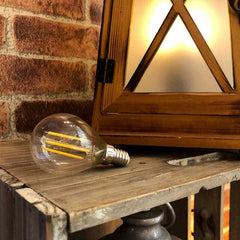 Bombilla LED filamento esférica E14 G45 - 5W
