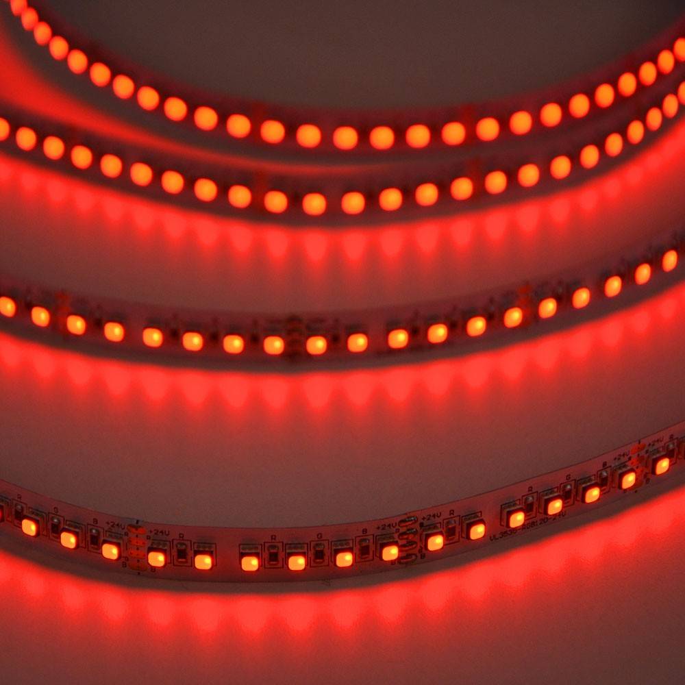 Tira de LED 24V-DC 120W RGB IP20 SMD3535 PCB 12mm Rollo 5 metros