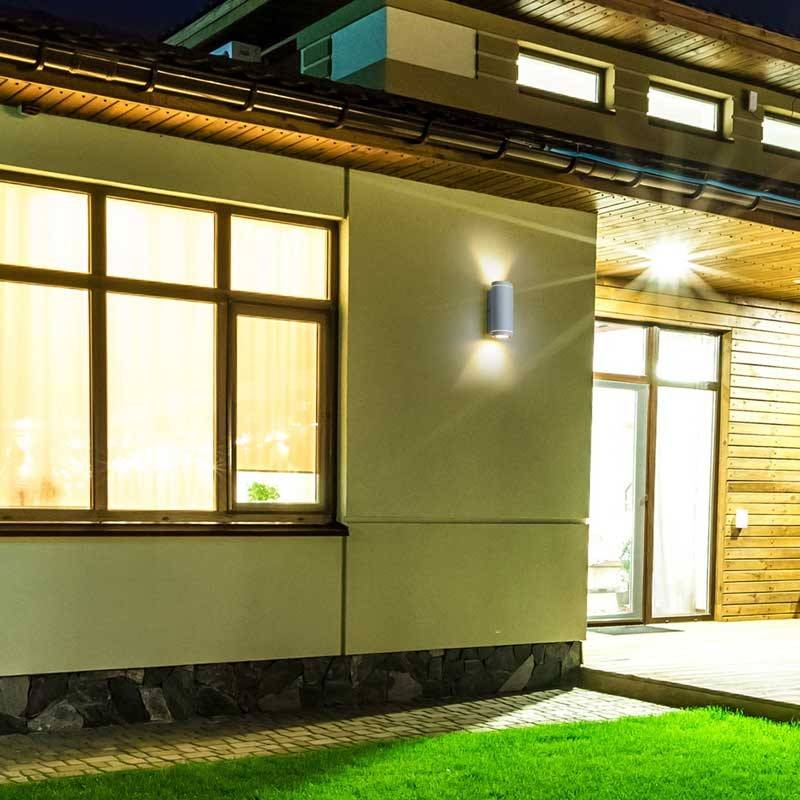 Aplique de pared exterior UP AND DOWN "LIDIA" 2xGU10 IP44