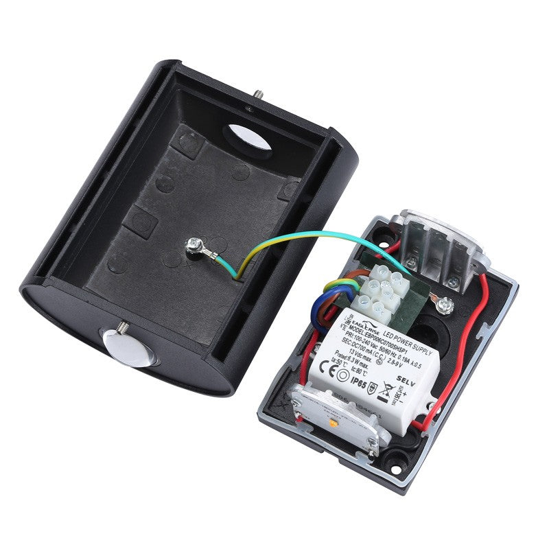 Aplique de pared exterior moderno LED bidireccional "Asas" - 6W - IP54