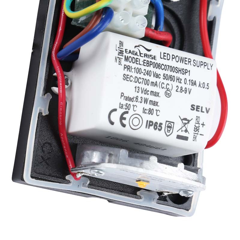 Aplique de pared exterior moderno LED bidireccional "Asas" - 6W - IP54