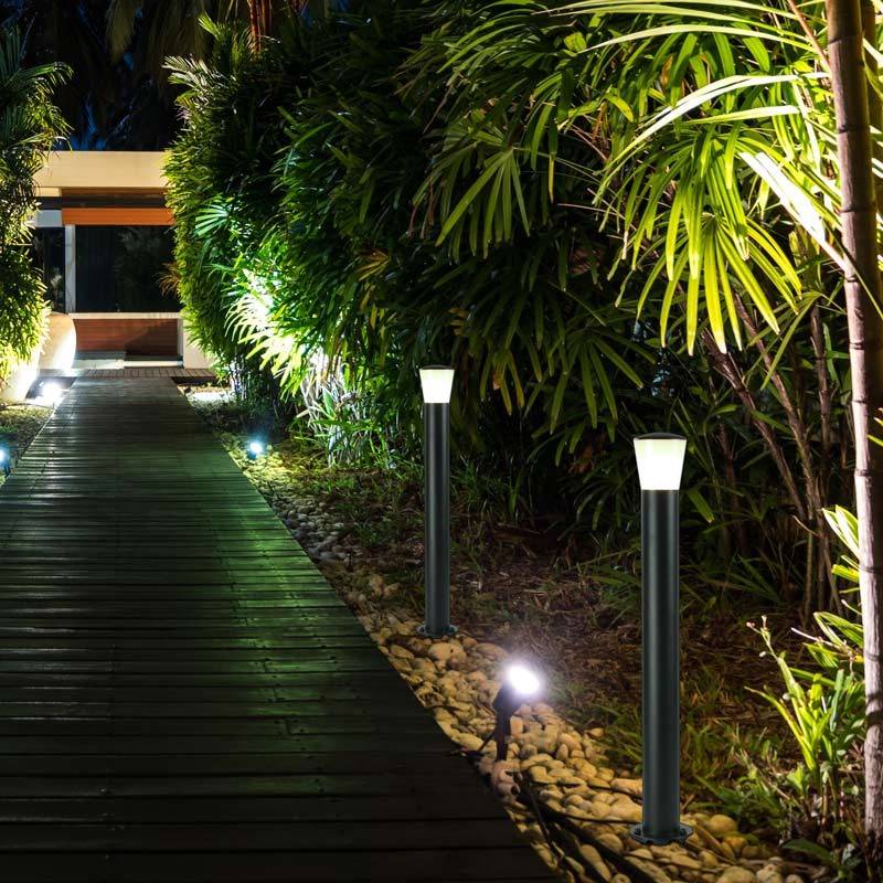 Bolardo para caminos "FAR" - 80cm - E27 - IP44