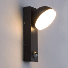 Aplique de pared exterior LED con sensor PIR "ATLAS" 10W IP54