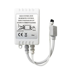 Kit tira LED RGB 5m con fuente, mando y controlador compatible 12V y 24V