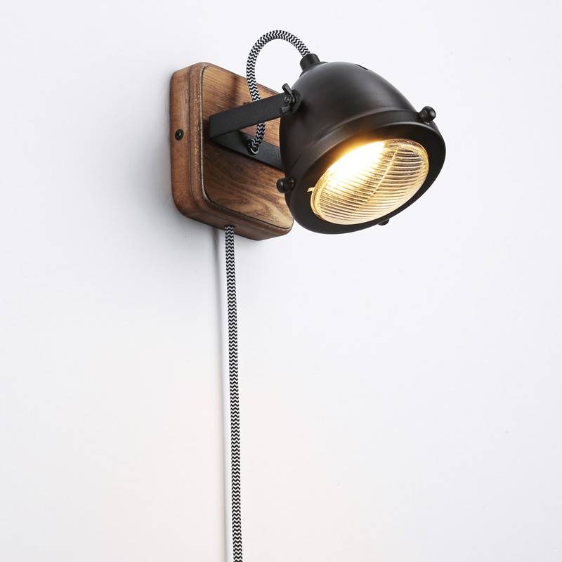Aplique de pared industrial "Mott" - Orientable - GU10 Incluida