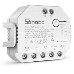 Interruptor Inteligente Wifi programable Smart Light | SONOFF - DUALR3