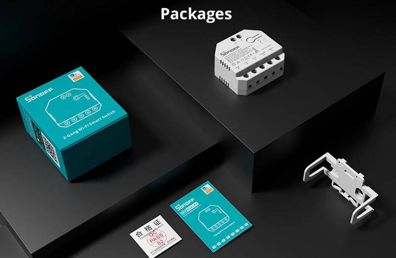 Interruptor Inteligente Wifi programable Smart Light | SONOFF - DUALR3