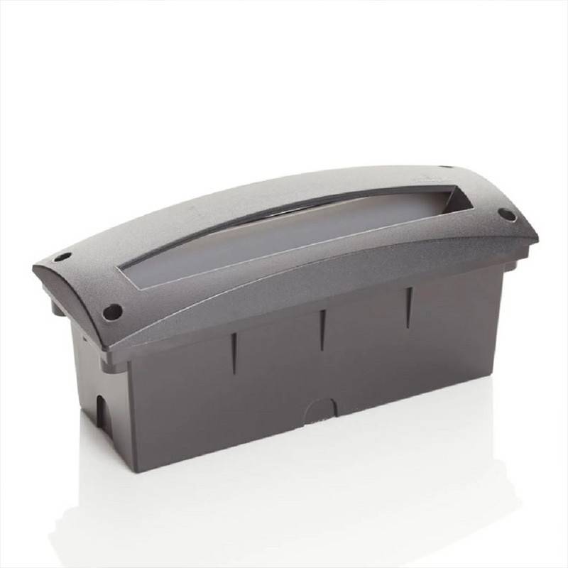 Baliza empotrable pared Fumagalli "LETI 300 HS" - 1 x E27