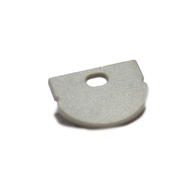 Tapa para perfil de superficie 17x8mm con difusor óptico 60º (1ud)