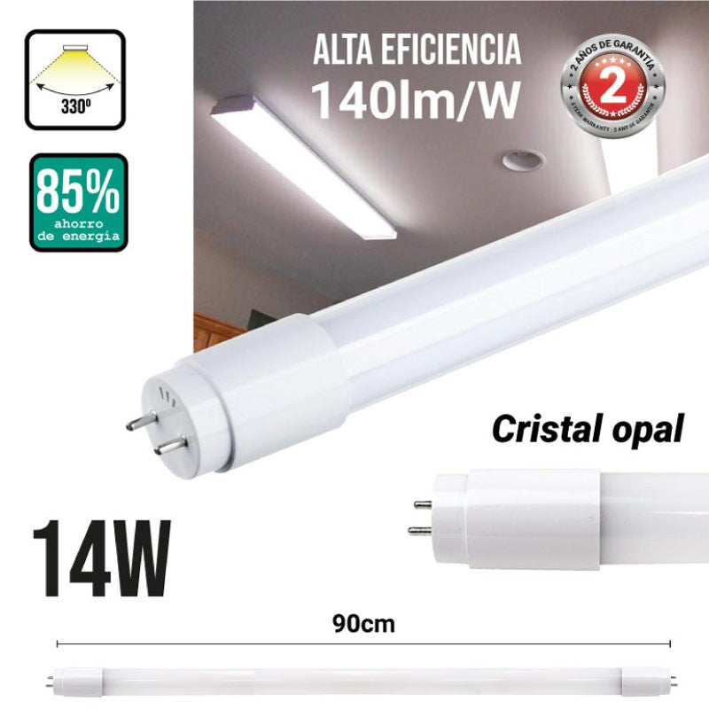 Tubo LED 90cm T8 - 14W - 140 lm/W