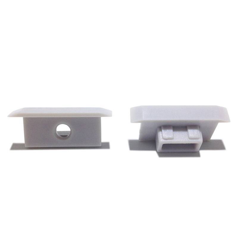 Tapa lateral para perfil empotrable de suelo 27x11mm (1ud)