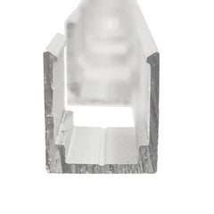 Perfil de aluminio flexible 10x10mm para neones o funda de silicona - 2 metros
