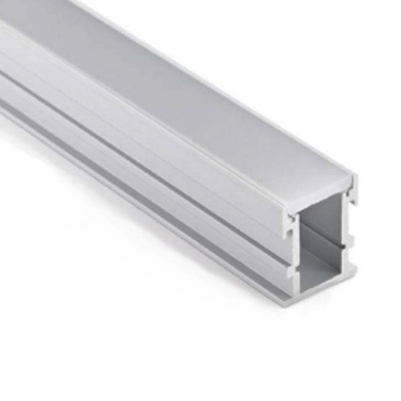 Perfil de aluminio para tira LED empotrable en suelo 21x26mm IP54 (2metros)