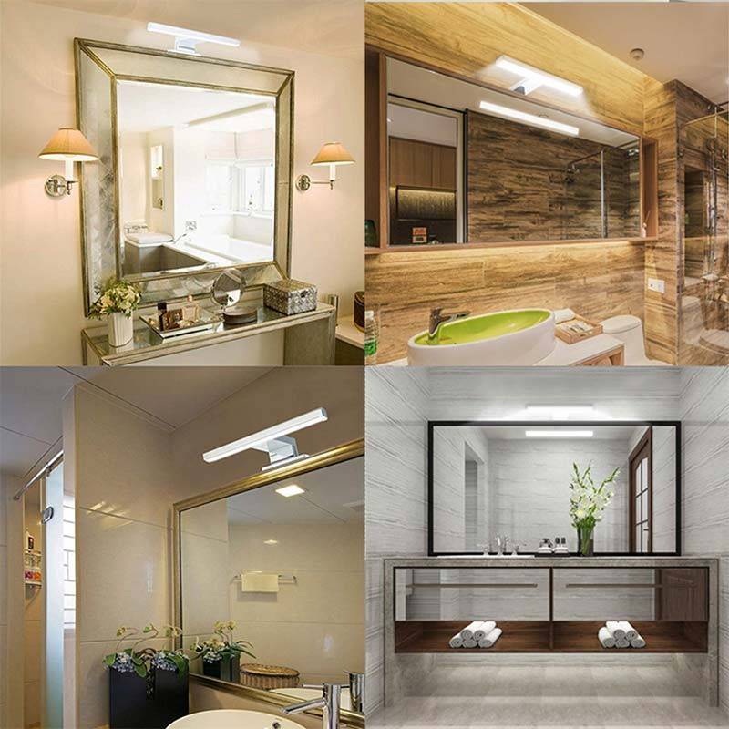 Aplique de baño para espejo 5W - Fijación espejo y mueble - 30cm