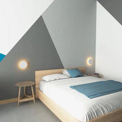 Aplique de pared circular "Eclipse" 9W - Chip Samsung - Luz cálida - IP44 - Ø 20cm