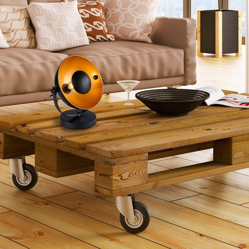 Lámpara de mesa vintage "Galilen" - E14