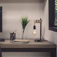 Lámpara de mesa de madera "WOODA"
