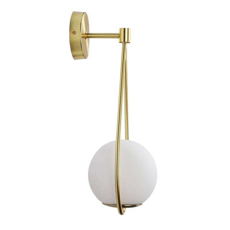 Aplique de pared bola cristal "Clara" - E14