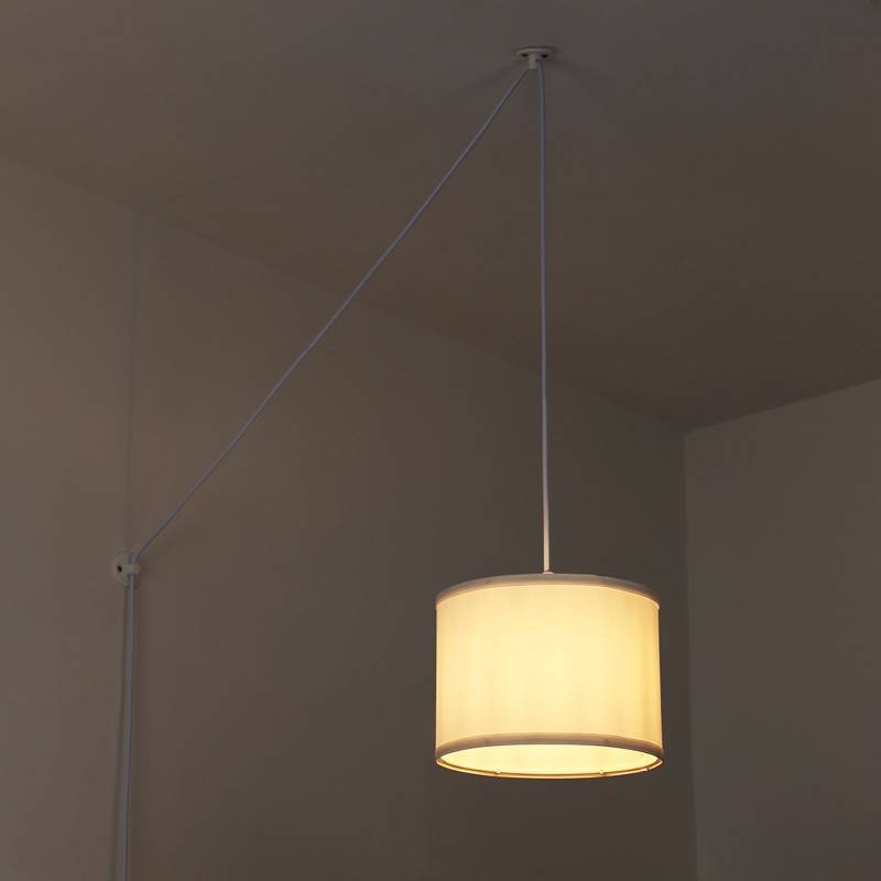 Lámpara colgante decorativa "KIM" - Con cable y enchufe - E27