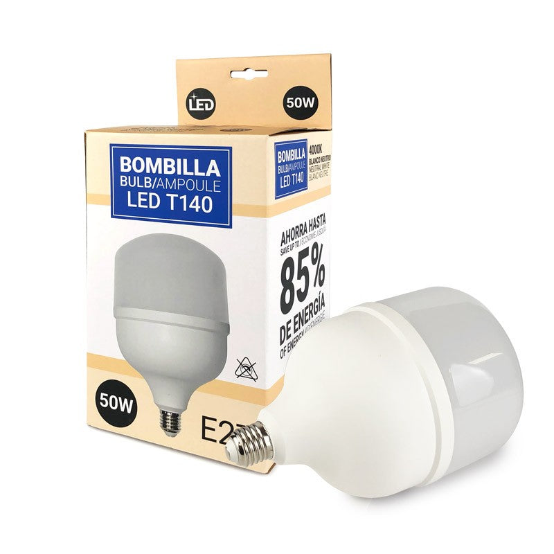 Bombilla LED de alta potencia E27 T140 - 50W