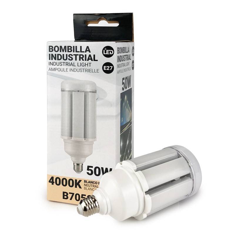 Bombilla LED industrial E27 "CORN" - DL96 - 50W - 180-265V