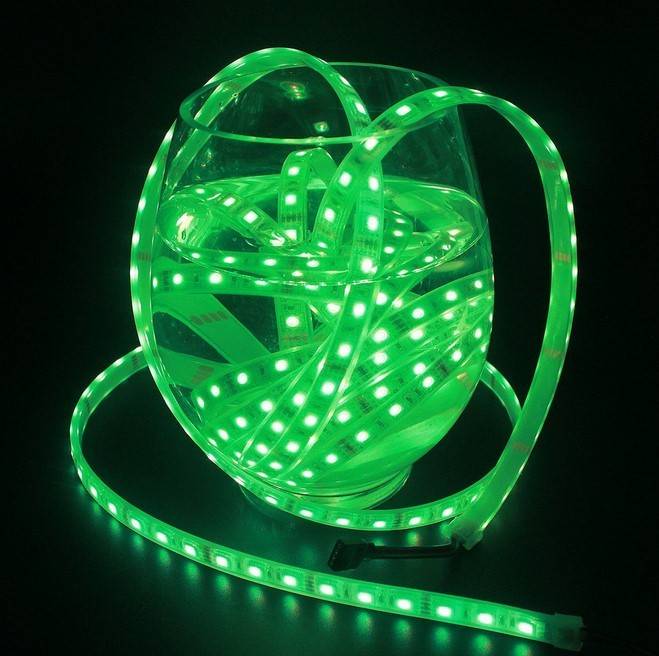 Tira de LED 24V-DC 72W multicolor RGB IP67 Rollo 5 metros