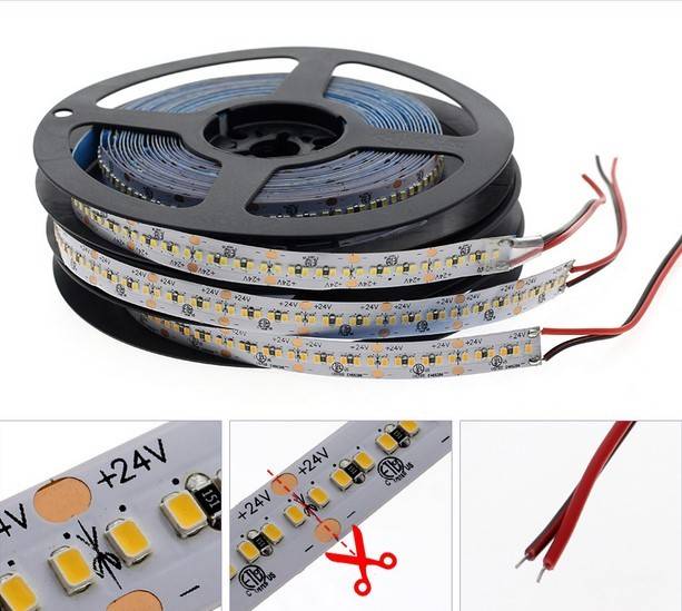 Tira de LED 24V-DC 26W/m CRI90 monocolor IP20 Rollo 5 metros