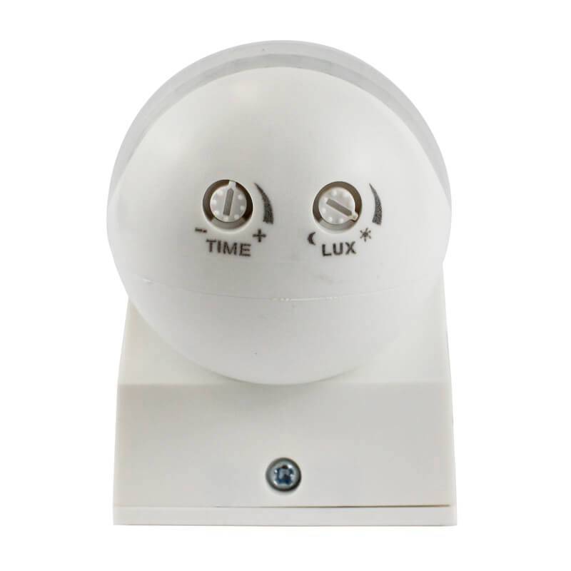 Sensor de movimiento infrarrojo PIR orientable IP44