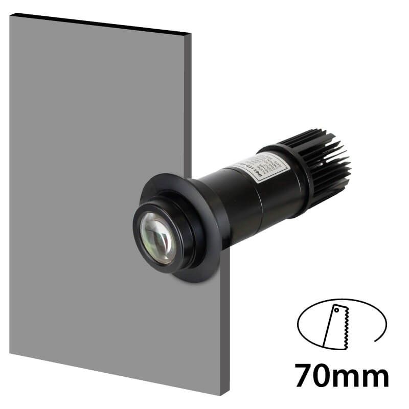 Proyector de logos LED GOBO 10W empotrable interior - IP40
