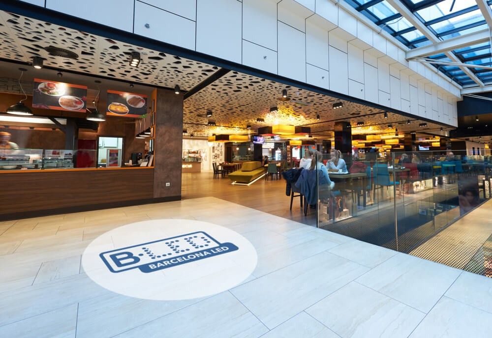 Proyector de logos LED GOBO 10W empotrable interior - IP40