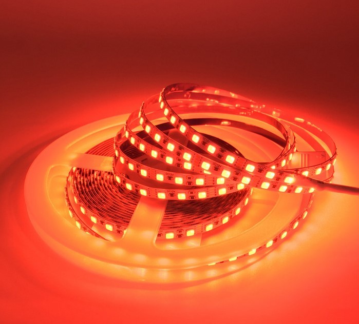 Tira de LED 12V-DC 72W ancho 5mm multicolor RGB IP20 (SMD3535 72ch/m) Rollo 5 metros
