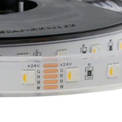 Tira LED estanca RGBWW - 19W/m - 24V - 60 LED/M - IP67 - 5m