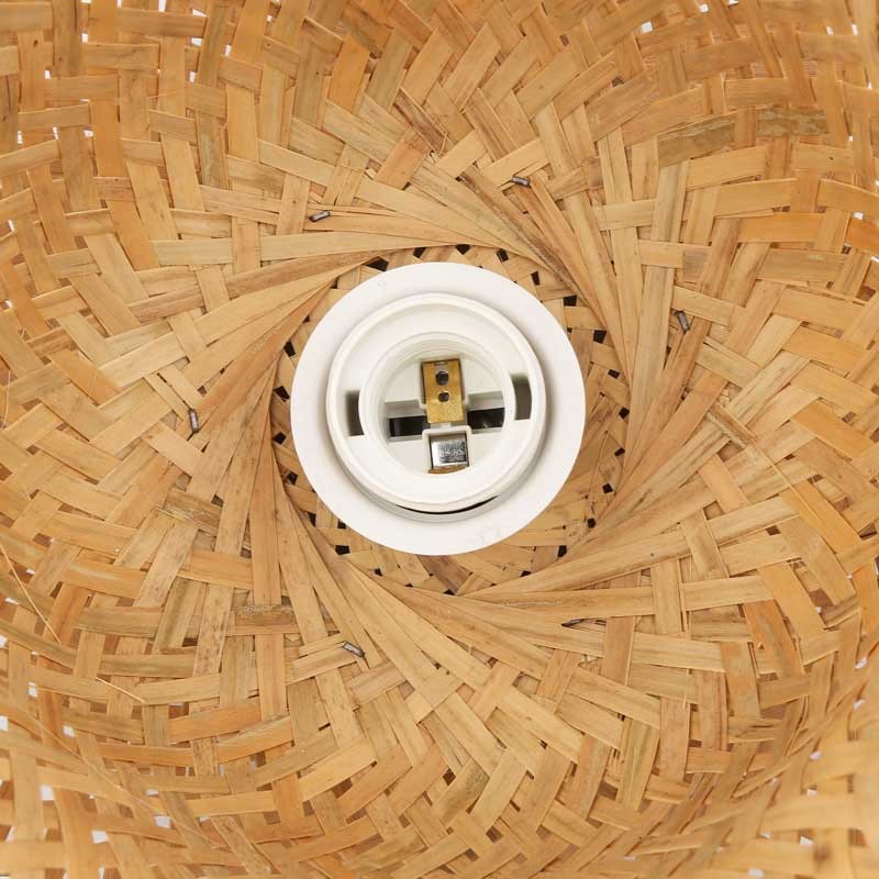 Aplique de mimbre con enchufe "Round"