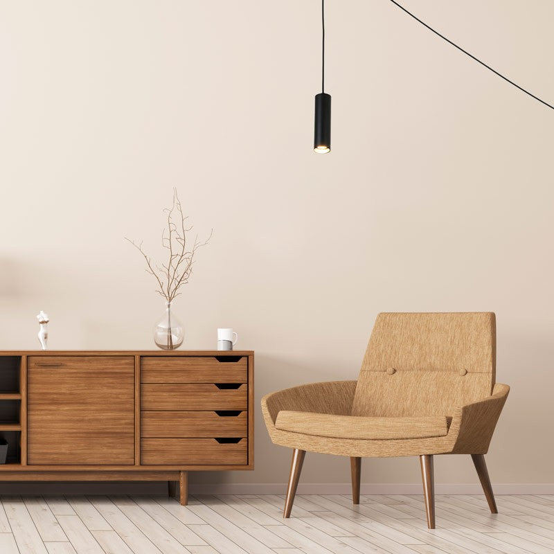 Lámpara colgante minimalista con cable y enchufe "RIM" - GU10