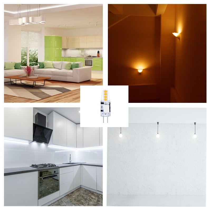 Bombilla LED G4 bi-pin siliconada 12V AC/DC - 2W