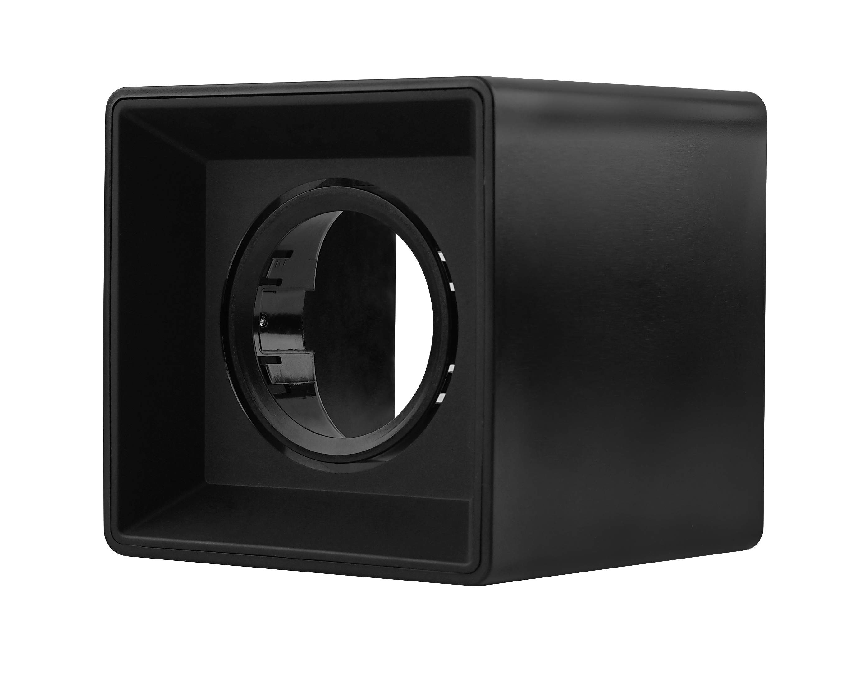 Aplique de techo cuadrado de policarbonato - Orientable - GU10