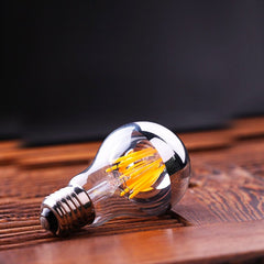 Bombilla Led Efecto Espejo Plateada E27 6W