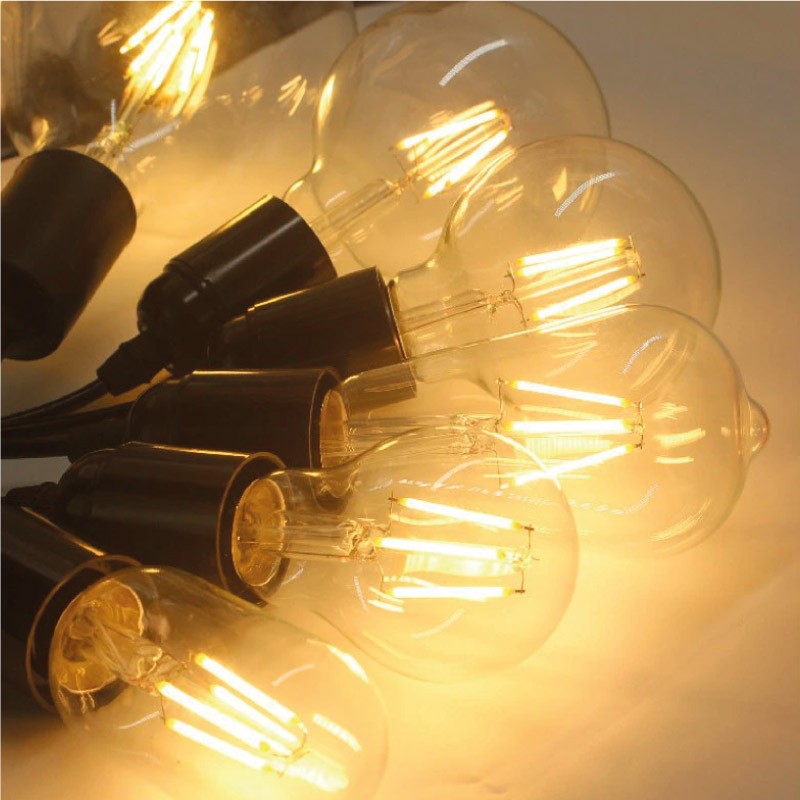 Bombilla LED filamento E27 G95 - 8W